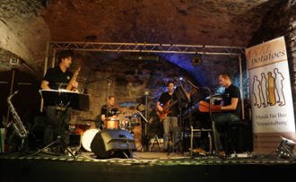 Jazzpotatoes auf der Bühne